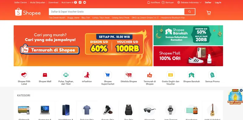 Platform Shopee